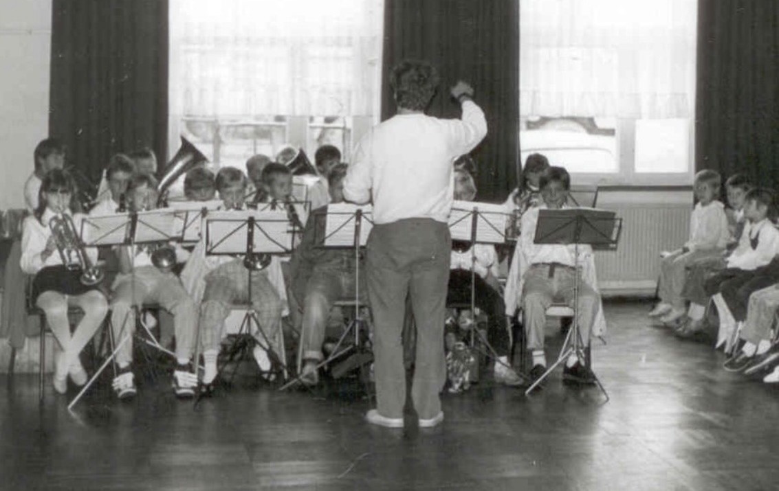 1. Auftritt bei der Schuleinführungsfeier 1987